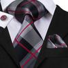 280 Styles Silk Mens Tie Pocket Square Hankerchief Cufflinks Wedding Set Prom