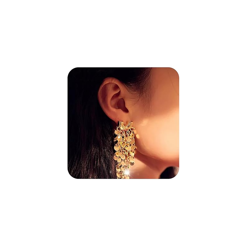 

[Mesaro] cute earrings ladies Compatible with metal allergies earrings silver sway accessories present Popularity Sparkling stainless Larger