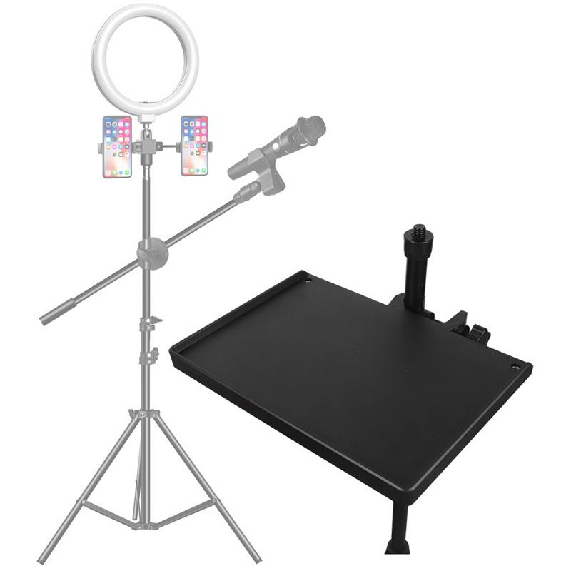 Microphone Stand Soundcard Tray Clip Holder For Live Tripod Bracket Mic Holder Accessories