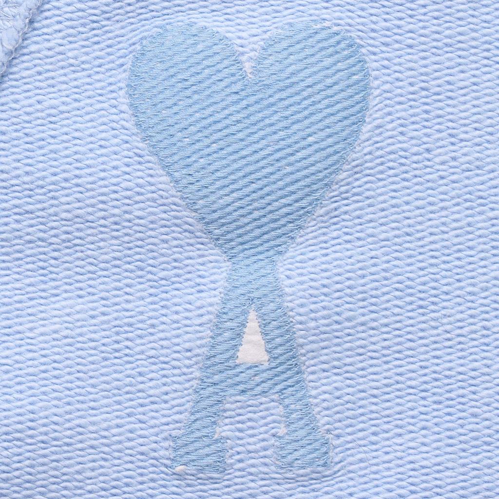 AMIPARIS Fw22 Logo Embroidered Heart Cotton Minimalist Loose Hoodie Unisex Hoodies Blue USW402-747450