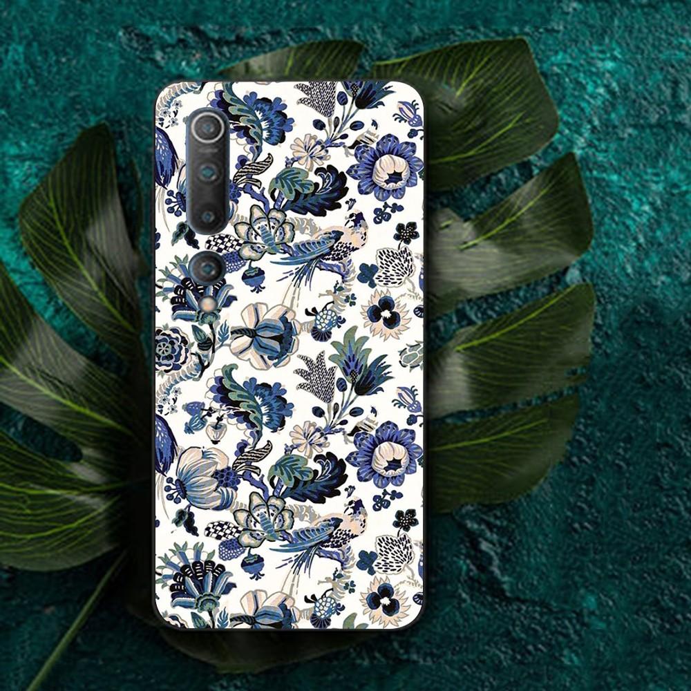 Blue and white porcelain Phone Case For Redmi Note 4 X 5 A 6 7 8 T 9 9S 10 11 11S 11Epro Poco M3 pro