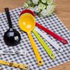 Xiangyuanmei Long Handle Colorful Melamine Soup Spoon - Imitation Porcelain for Hotel and Restaurant Use