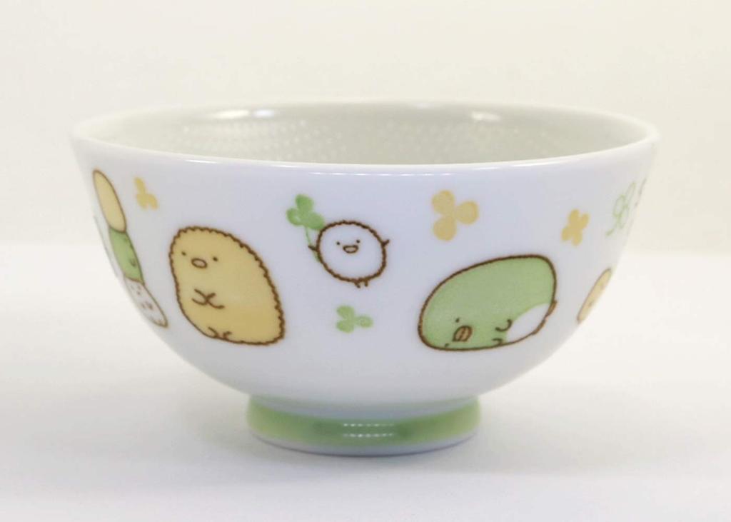 Asahi Koyo Sumikko Gurashi Rice Bowl, White, Diameter 11.2cm X Height 5.9cm, Rice Resistant, Dishwasher and Microwave Safe, Made In Japan