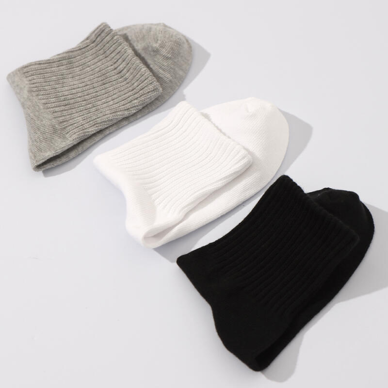 10-Pair Set of Basic Mid-Calf Socks for Kids