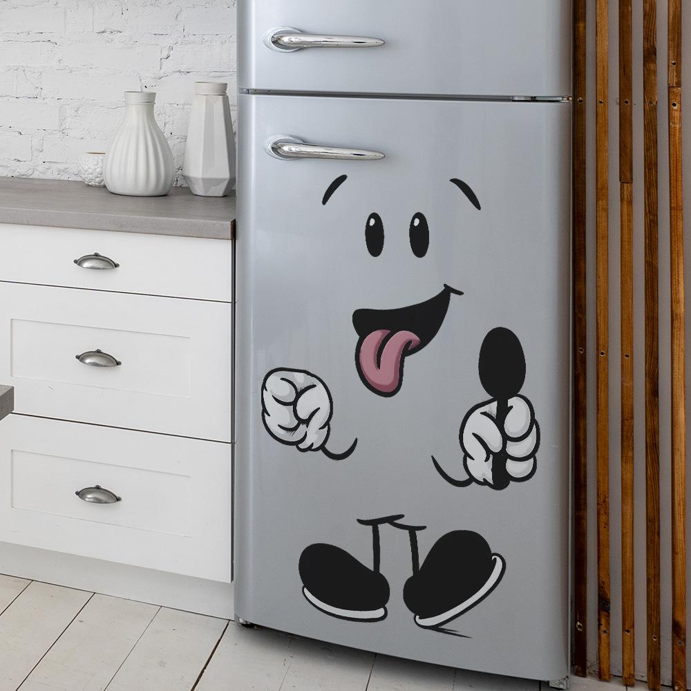 Personalisierte Einfache Skizze Essfigur Restaurant Küchendekoration und Verschönerungsaufkleber