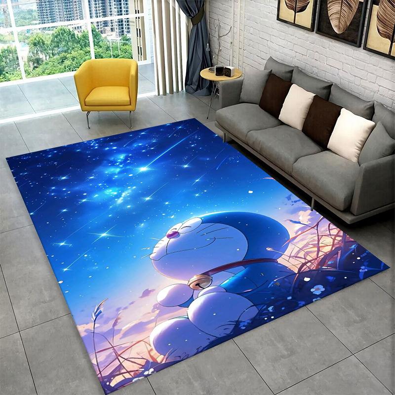 Cartoon D-Doraemon Dream Anime Carpet Rug for Playroom Bedroom Living Room Sofa Home Decor,kid Area Rug Non-slip Floor Mat