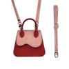 Suitable for Samsung ZFLIP 40% off foldable screen card slot color-blocked phone case, Huawei Pura X single-shoulder crossbody phone leather case