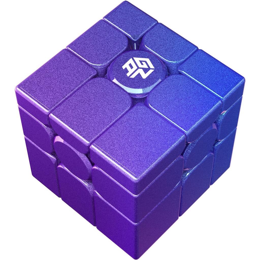 GAN Mirror UV GAN Easy to Magic Cube M, Coated, 3x3x3, CUBE, Purple, Official, Magnetic, 3x3x3, Built-in Magnet, Turn,