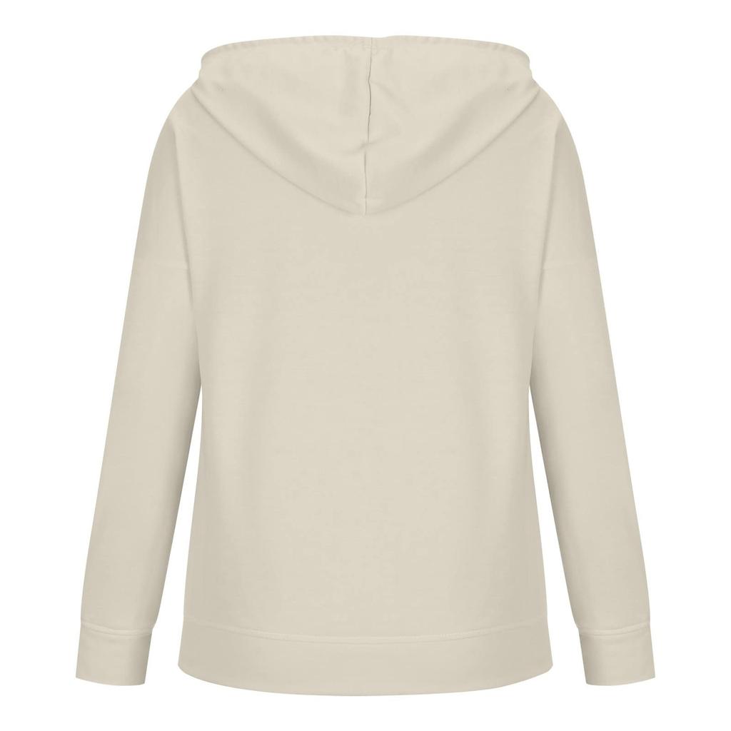 Damen Pullover Hoodies Tops Lässige Button-Down-Sweatshirts mit langen Ärmeln und Taschen