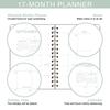 Cover Custom Spiral PU Leather Agenda 12 Months Daily Calendar Planner 2022