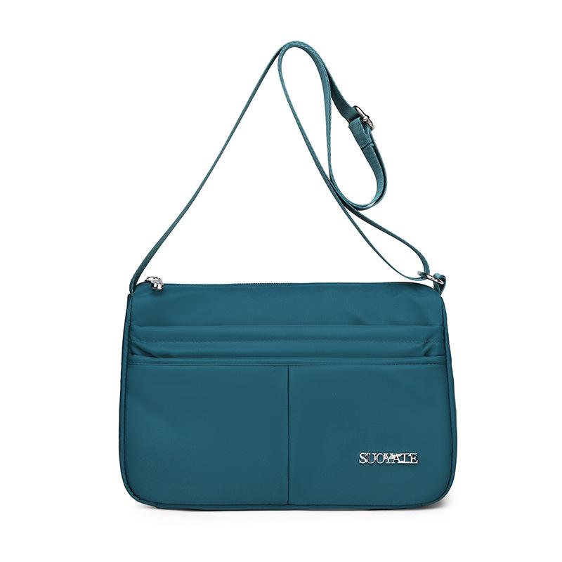 

Сумка через плечо женская, большая вместимость, водоотталкивающая сумка через плечо, сумка для мам среднего возраста синий