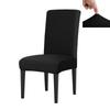 Set of 4 Elastic Chair Cover Dining Room Slipcovers Stretch Solid Removable Seat Protector Furniture Protector Office Home Decor
