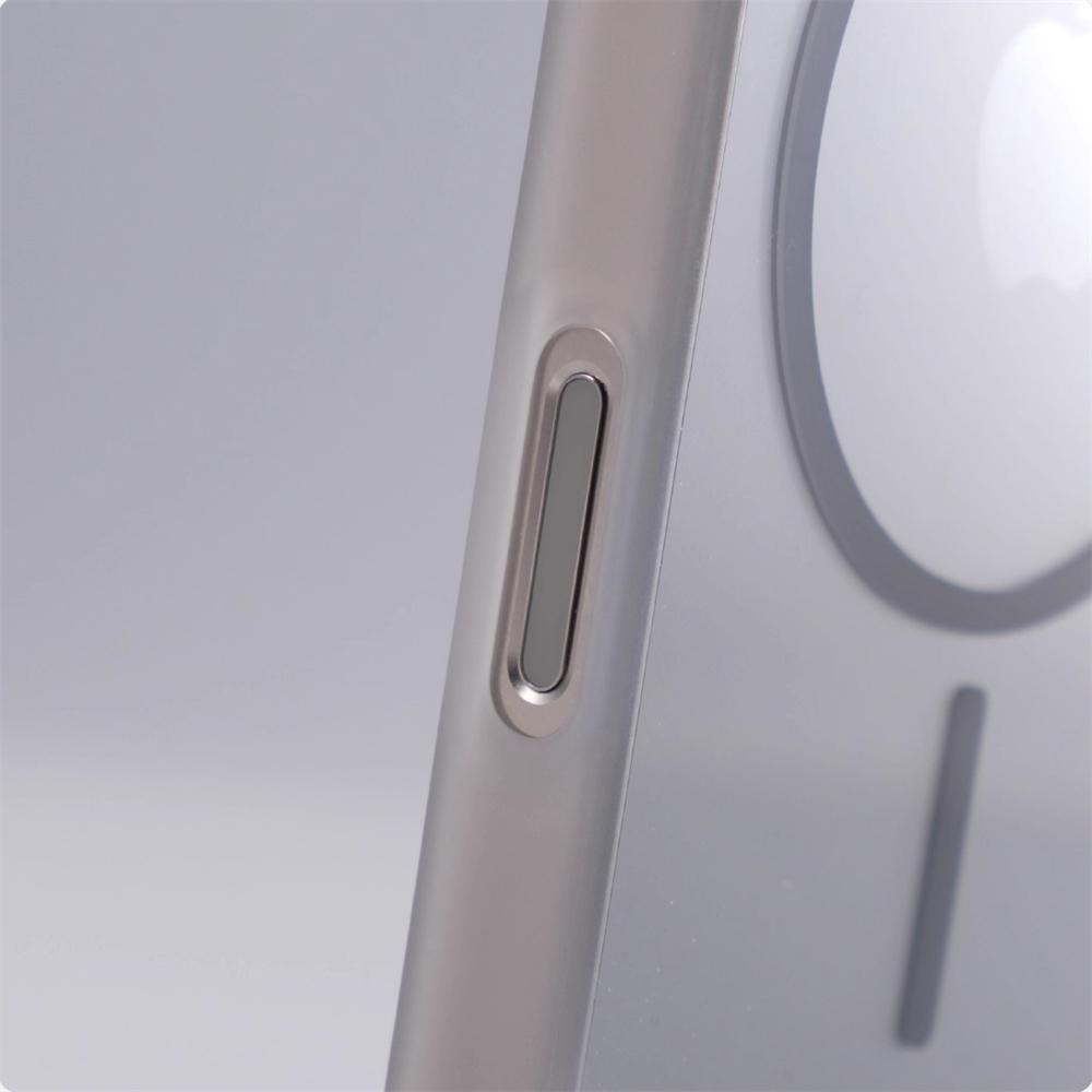 Transparent Shockproof For Magsafe Bumper Case for iPhone 17 Air 16 Pro Max 15 14 13 12 Magnetic Wireless Charging Clear Cover