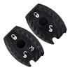 Carbon Silicone Car Remote Key Fob Case 2/3 Buttons Cover For Mercedes Benz CLS CLA GL R SLK AMG A B C S Protective Shell