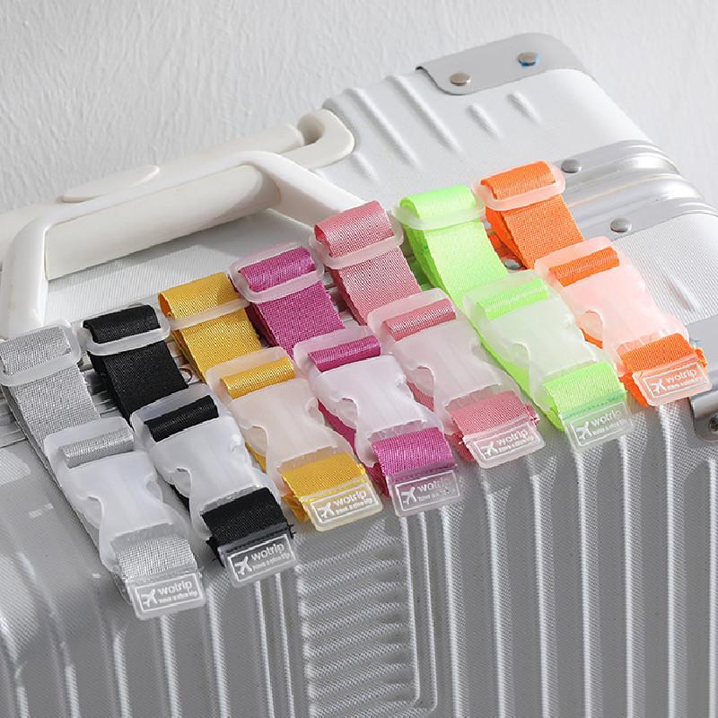 Travel Luggage Nylon Strap With Secure Buckle Multiple Colors Anti Loss Durable