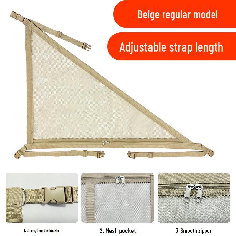 Roof Cargo Suitcase & Travel Clothesline with Mesh Pocket for Outdoor and Off-road Tours