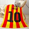 Messi's Legacy In Soccer Flannel Blanket-Soft and Suitable for Sofas,Beds,Offices,Travel,All Seasons,Great Gift for Holidays and Birthdays.
