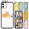 MaiYaCa Corgi and Bubble Tea Phone Case Cover For iPhone 17 Air 16 15 Plus 11 12 13 14 Pro Max Shell  Coque