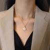Pearl jewelry set, brand new flower three-piece ring pendant, small fresh and elegant women's jewelry women