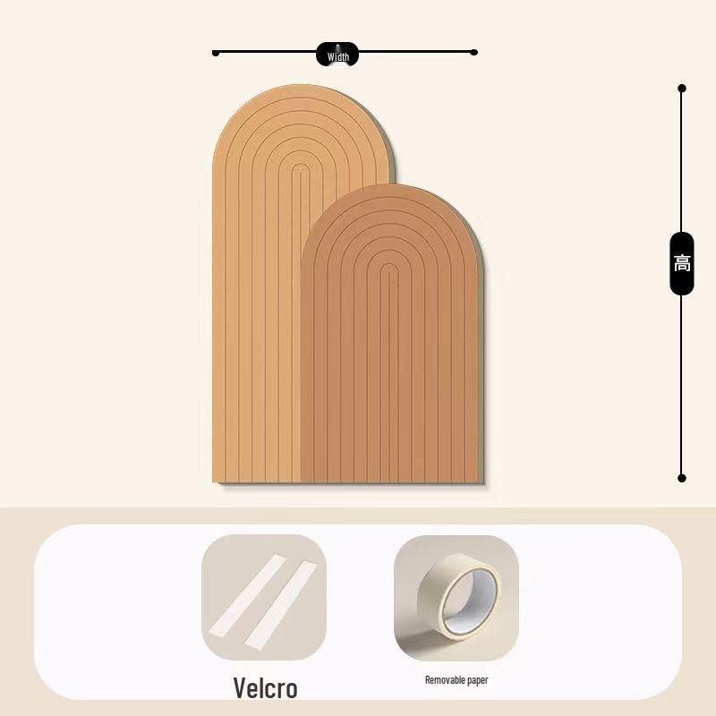 Selbstklebender Filz-Wandaufkleber: Kollisionsschutz, Schmutzabweisend, Dekorative Abdeckung für Wohnzimmer-Wandverkleidungen und Wandunebenheiten