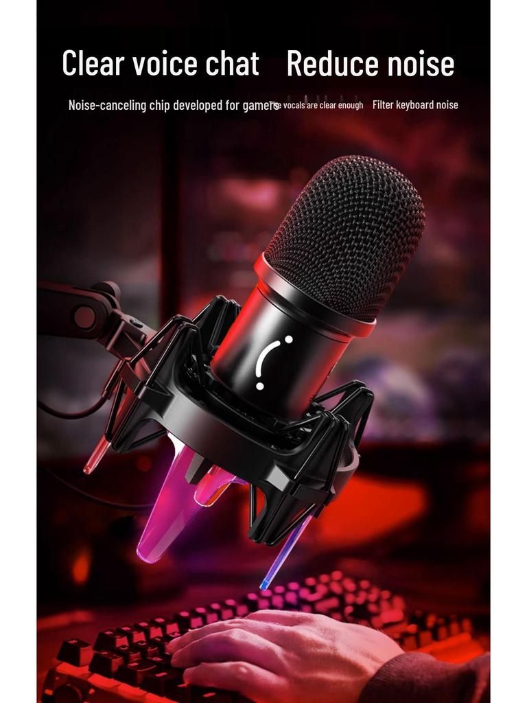 Fifine K651 Dynamic Gaming Microphone with Noise Reduction for Streaming and Recording.