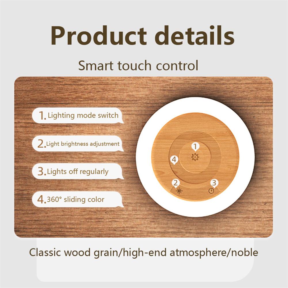 Led Bedside Touch Sensor Nursery  Light Usb Rechargeable Baby Breastfeeding Multifunctional Lamp Dimmable Warm Night Light Soft Eye Care