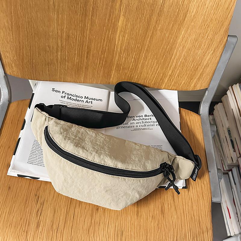 Trendy Brand Breast Bag Men'S Personalized Messenger Bag Women'S Versatile Street Leisure Fanny Pack Sports Cycling Shoulder Bag