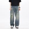 New Spring and Summer Men's Loose Wide-leg American High Street Jeans Long Trousers Men