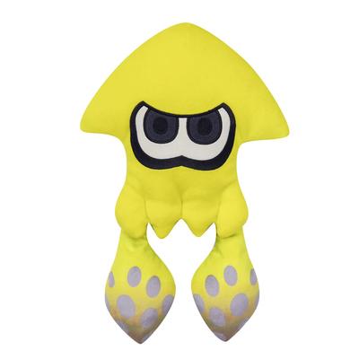 Sanei Boeki Splatoon 3 ALL STAR COLLECTION Squid (M) Yellow W26 X D11 X H40cm Plush Toy SP36
