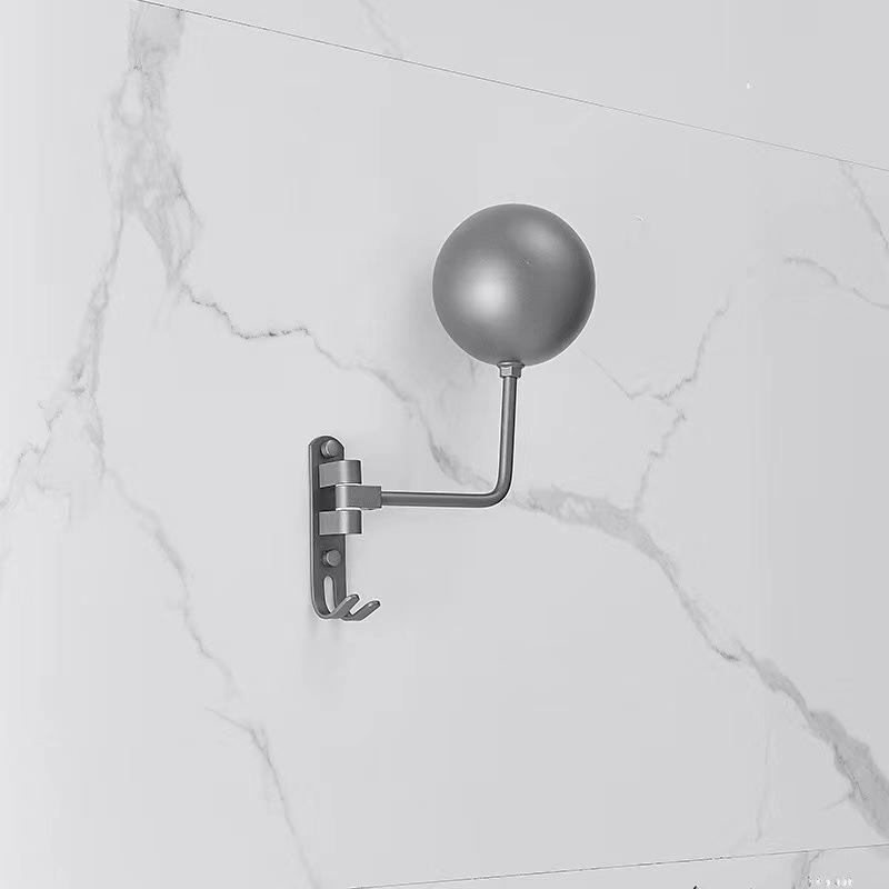 Soporte para casco de motocicleta, soporte de pared de acero teñido, colgador para casco con doble gancho, soporte para casco de bicicleta