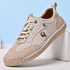 Spring and Autumn Women's Casual Leather Shoes Large Size Women's Driving Car Shoes Breathable Handmade Casual Shoes
