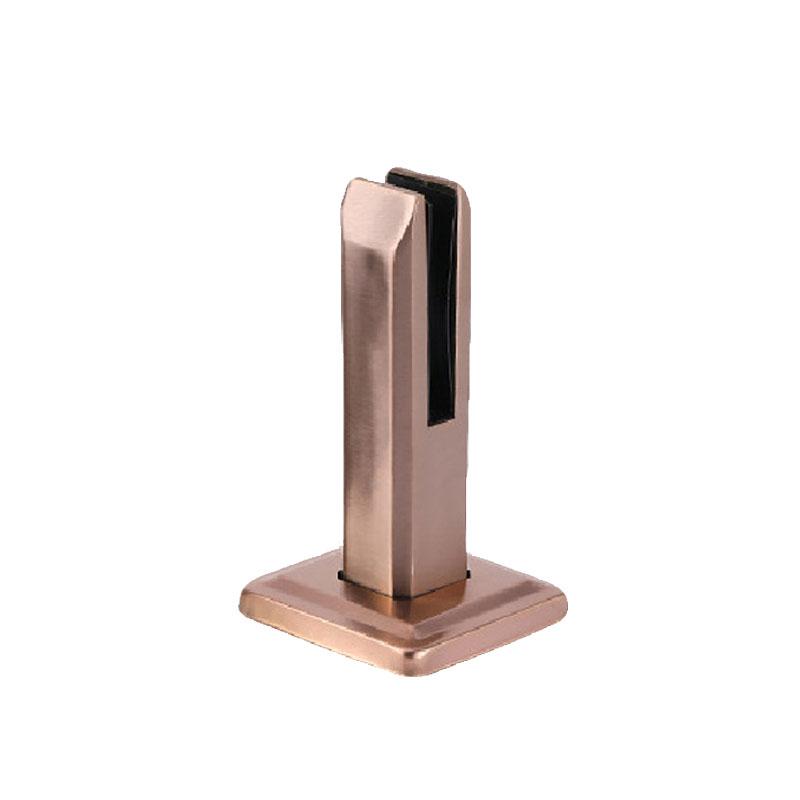 304 Stainless Steel Floor Mount Glass Clip Floor Window Durable Minimalist