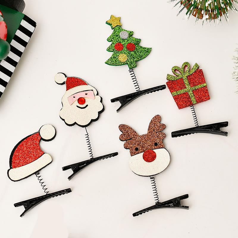 Festive Antler Hair Clip - Cute Christmas Headwear for Adults & Kids