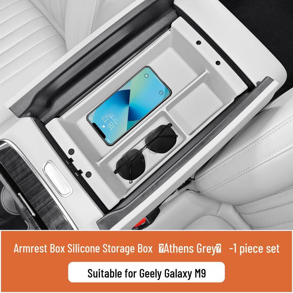 Geely Galaxy M9 Silicone Armrest Protective Pad & Storage Box Accessories