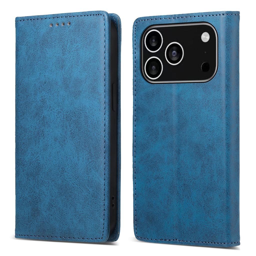 For iPhone 17 Pro Wallet Case RFID Blocking PU Leather Phone Cover