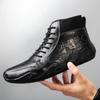 2021 Men's Boots Autumn and Winter New Chinese Style Martin Boots Large Size Casual High-top Boots Tooling Men's Short Boots