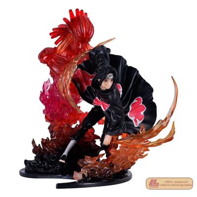 Anime Ninja Shippuden Uchiha Sasuke Feuerschlacht Actionfigur Statue Spielzeug Geschenk B