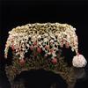 Flower Circle Royal Queen King Crowns Bride Diadem Headdress Banquet Tiaras Prom Pageant Party Wedding Crown Hair Jewelry