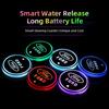 LLKC3 Ford Car Glowing Coasters LED Light Water Cup Mat For Ford Focus Fiesta Mondeo Explorer Kuga Car USB Charging Coasters keychain