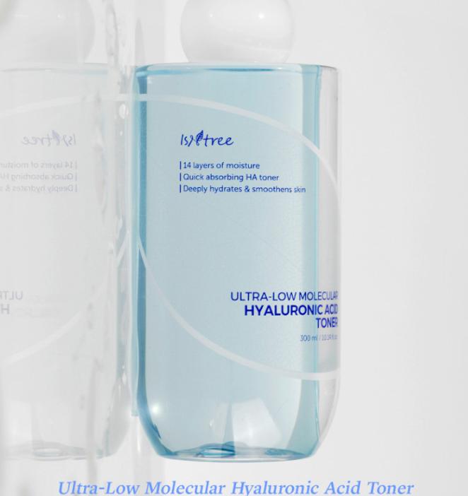 Isntree Hyaluronic Acid Toner 300ml – Deep Hydration with Low Molecular Hyaluronic Acid