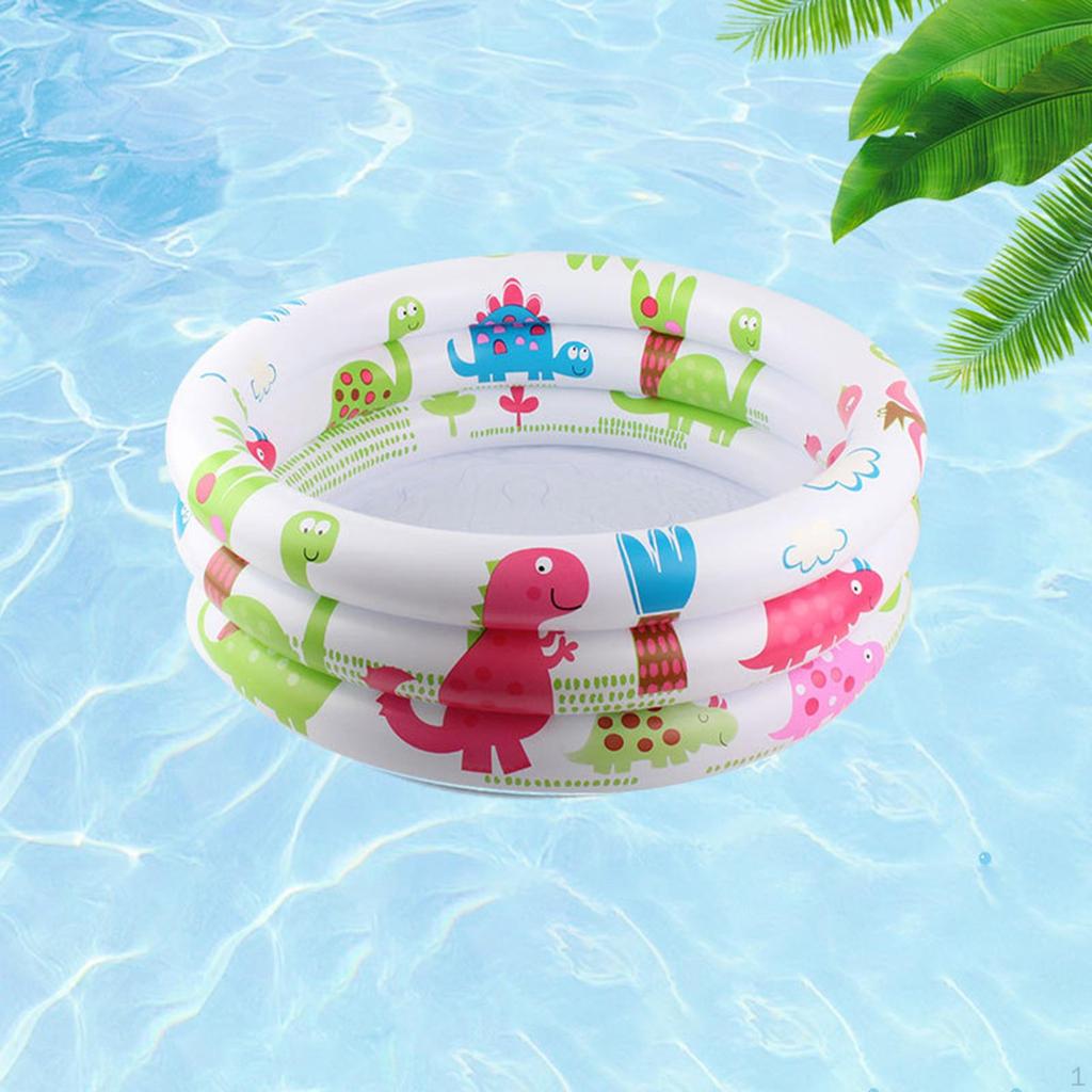 Baby Round Pool, Dinosaur Paddling Inflatable Swimming Pool