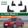 4PCS Car Mud Flaps Splash Guards Mudguards Car Mud Flaps Compatible with Tesla Model X 2015 2016 2017 2018 2019 2020 2021 2022