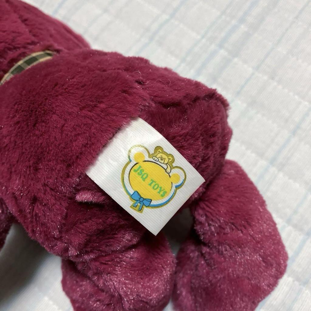 [USED] Rare Tateshina Teddy Bear Museum Red Teddy Bear