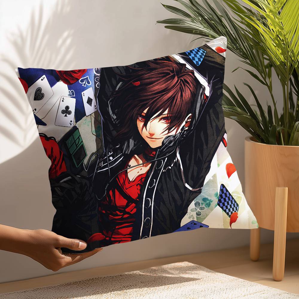 G-Ghost in The S-Shell Pillow Case Plush Fabric Soft  Pillowcase Double Sided Print Cushion Cover Household Gifts