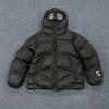 Mens Oversized Hooded Puffer Jacket Streetwear Cotton Parka Loose Fit Winter Coat In Black Gray Green Blue