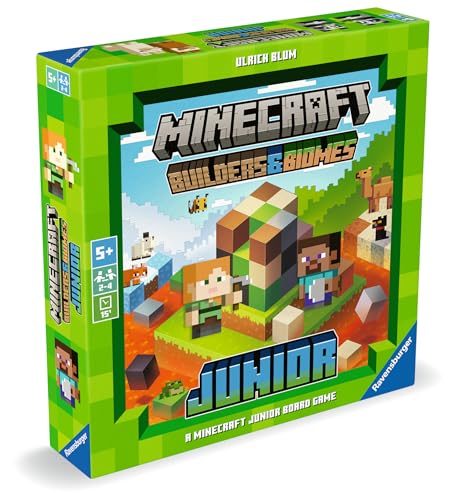 Ravensburger Minecraft: Builders & Biomes Junior 24705 9 [Board Game/Minecraft] Ages 5+