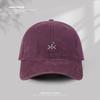 Unisex Cotton Minimalist Baseball Cap with Embroidery Adjustable Soft Top Casual Hat, Daily Caps for Men and Women Spring Summer