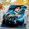 1 pezzo Harry Potter, Hogwarts, Magia Coperta Plaid in Flanella da Esterno per Tutte le Stagioni Morbida Calore, Arredamento per la Casa 1031232