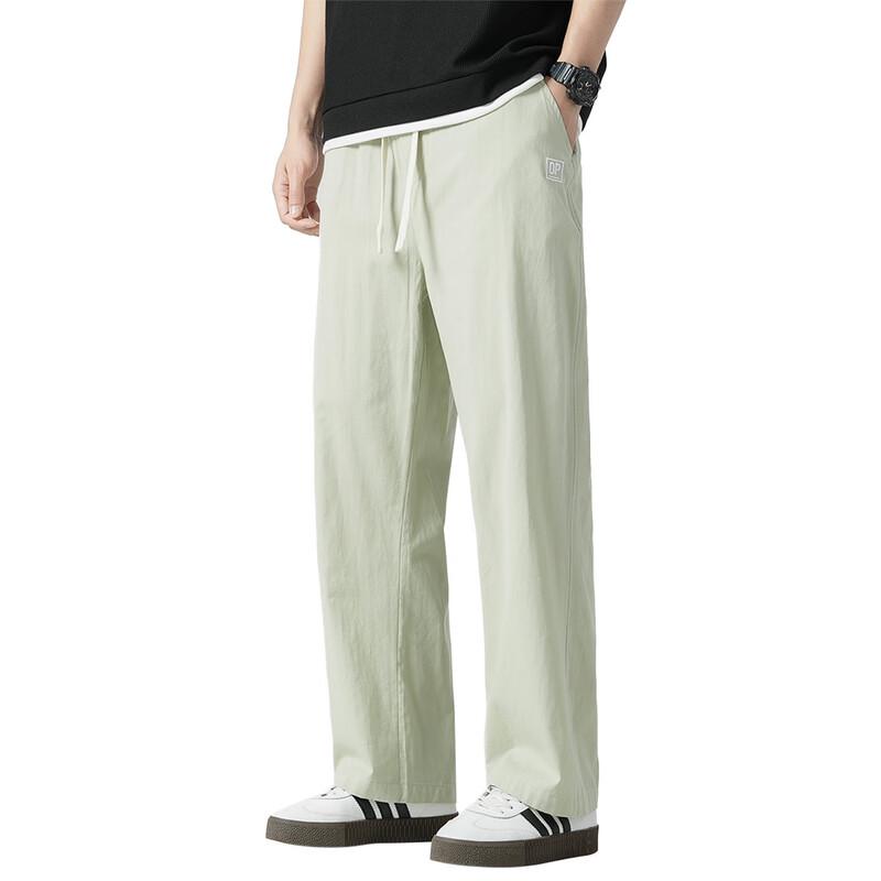 OVERPROTECTION OP Men s Straight Loose Cotton Casual Pants 3XL