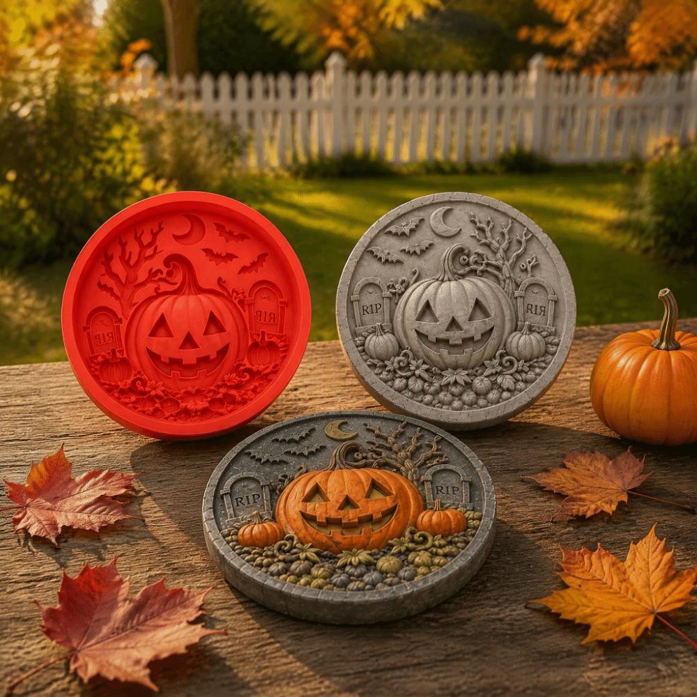 Resin Material Stepping Stone Mold Reusable Garden Path Mold Halloween Mold Walkway Path